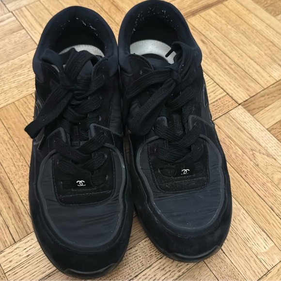 💕x2HP💕Chanel Rev black Women’s sneakers - Picture 5 of 9